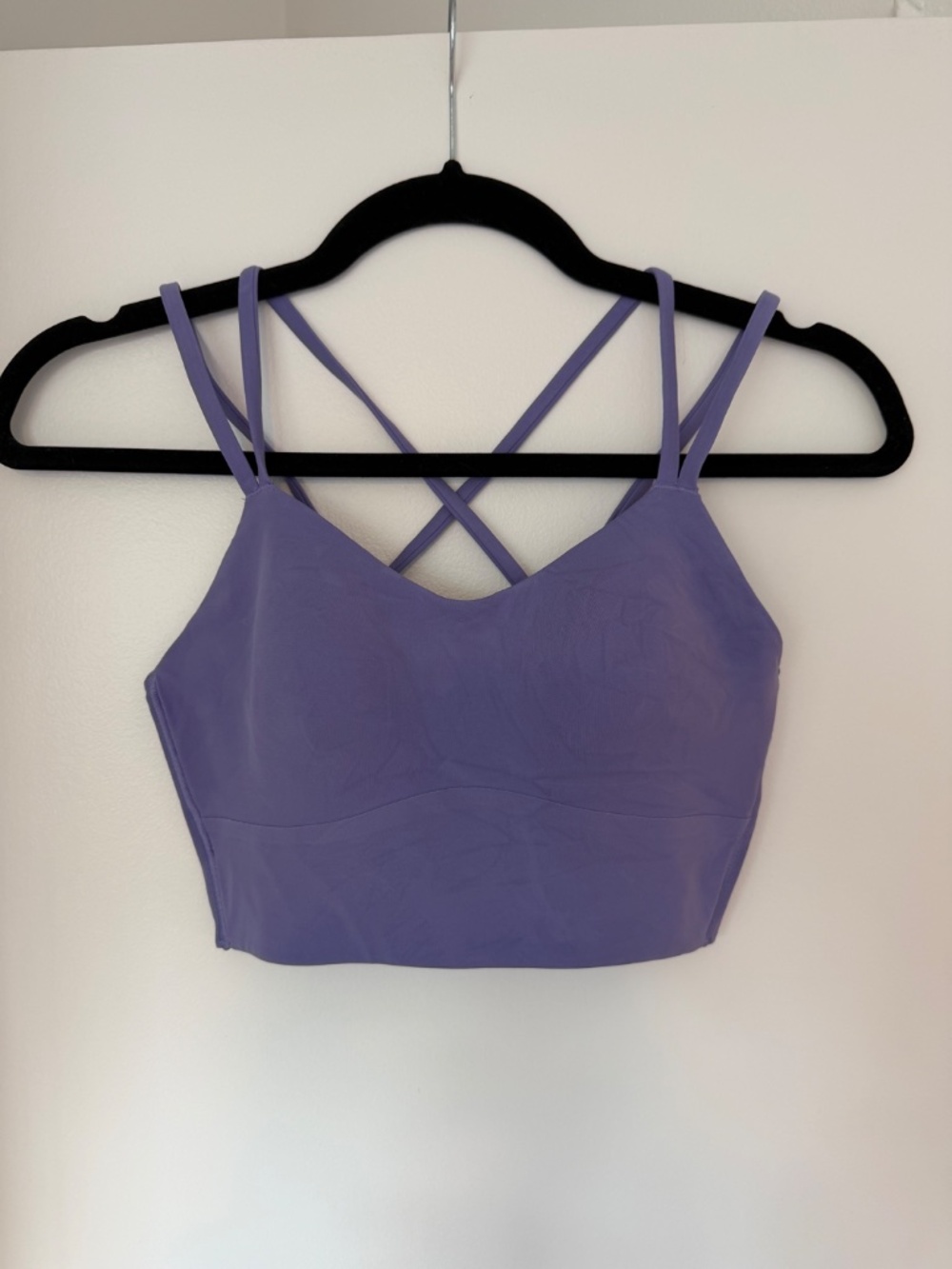 Lululemon Like a Cloud Longline Bra (Dark Lavender, Size 6)